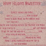 Hope Amico - Fill in the Blanks Holiday Newsletter