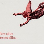 Hope Amico - Silent Allies are Not Allies Postcard