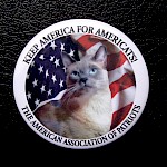 AAP - Keep America For Americats Button