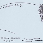 Cindy Crabb - SALE: Look To The Sea + The Sky: Weekly Planner Any Year