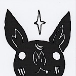Deth P. Sun - Bat Head Sticker