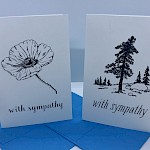 Toast Cards - Sympathy Greeting Card 2-Pack