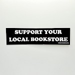 Dollar Country Podcast - Support Your Local Bookstore Sticker