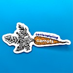 Impeller Press - Contemplating Carrots Sticker