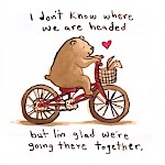 Kate Berube - Going There Together Greeting Card