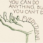 Hope Amico - You Can Do Anything Postcard